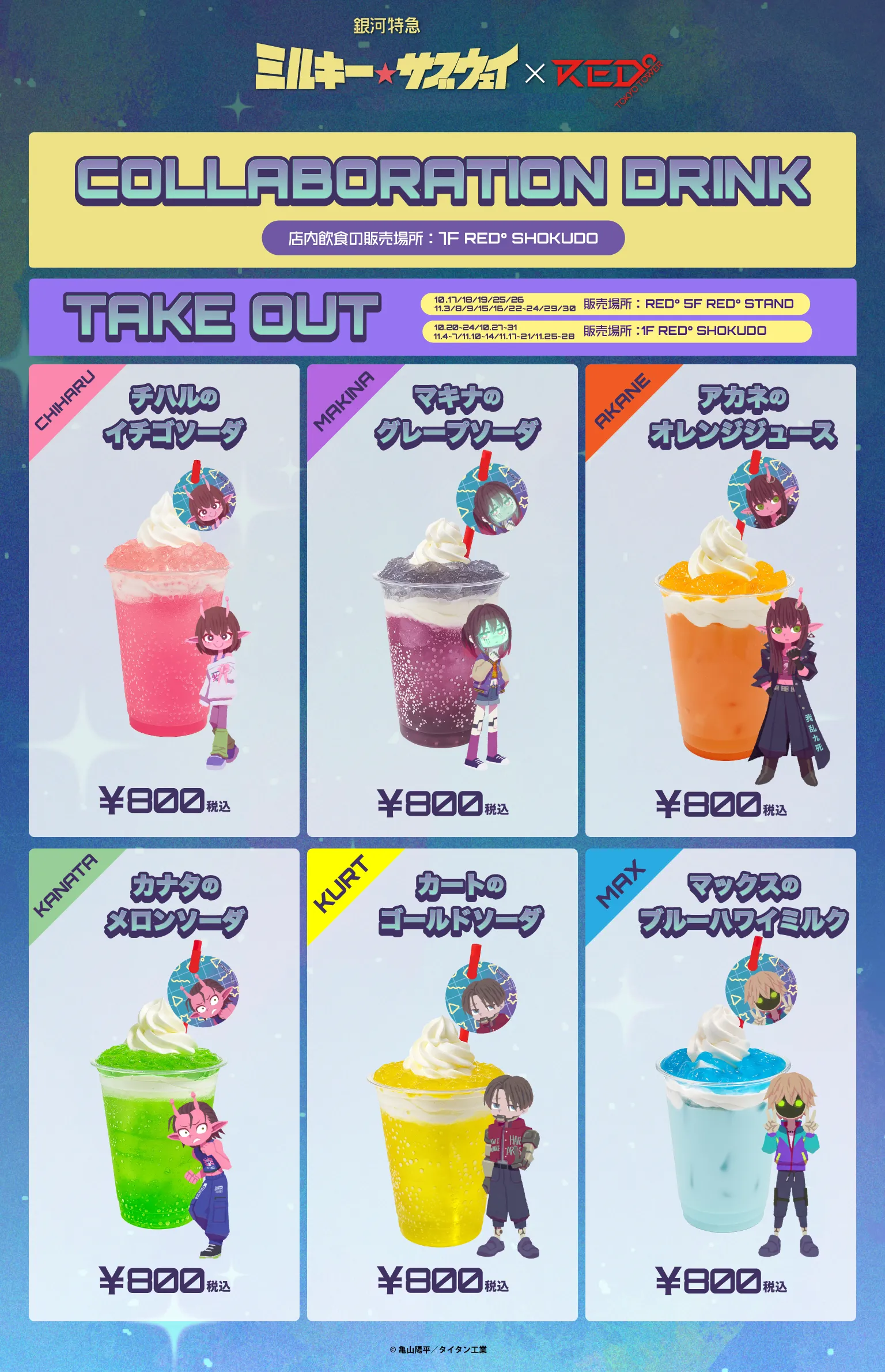 ミルキーサブウェイ 東京タワー カート 10点セット ミルキーサブウェイ REDTOKYO マックス カート 東京タワー