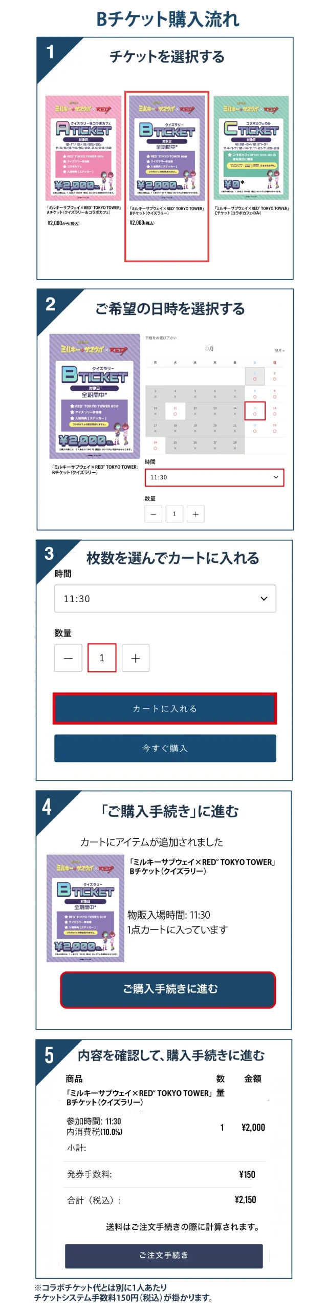 ミルキーサブウェイ 東京タワー カート 10点セット ミルキー☆サブウェイ × RED° TOKYO TOWER | RED° TOKYO TOWER