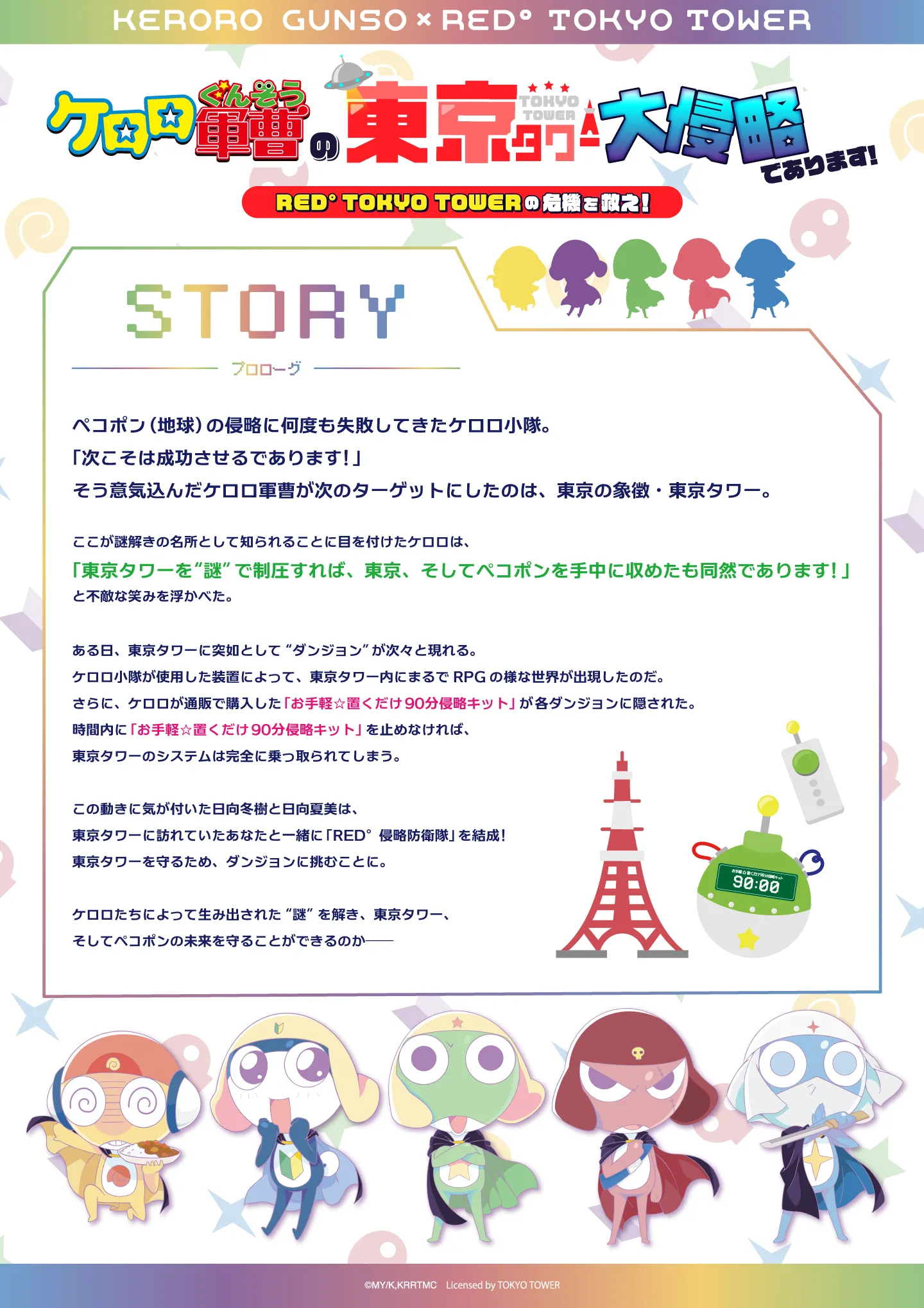 ケロロ軍曹 × RED° TOKYO TOWER | RED° TOKYO TOWER OFFICIAL